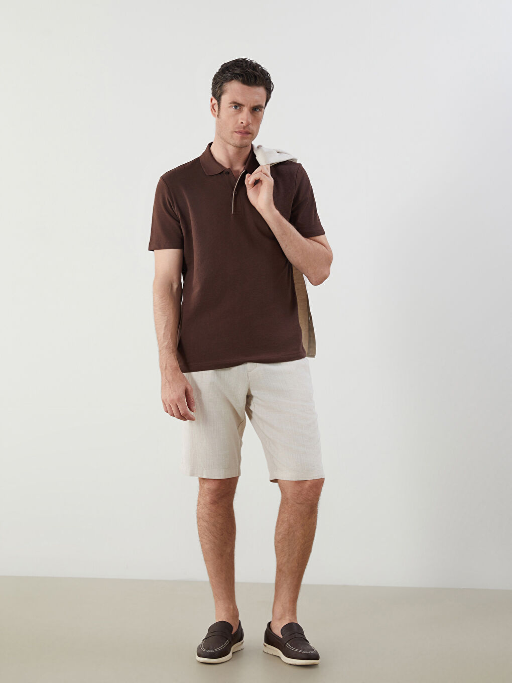 SOUTHBLUE Reguläre Passform Leinen-Look Herren Shorts -S5IS31Z8-RW0