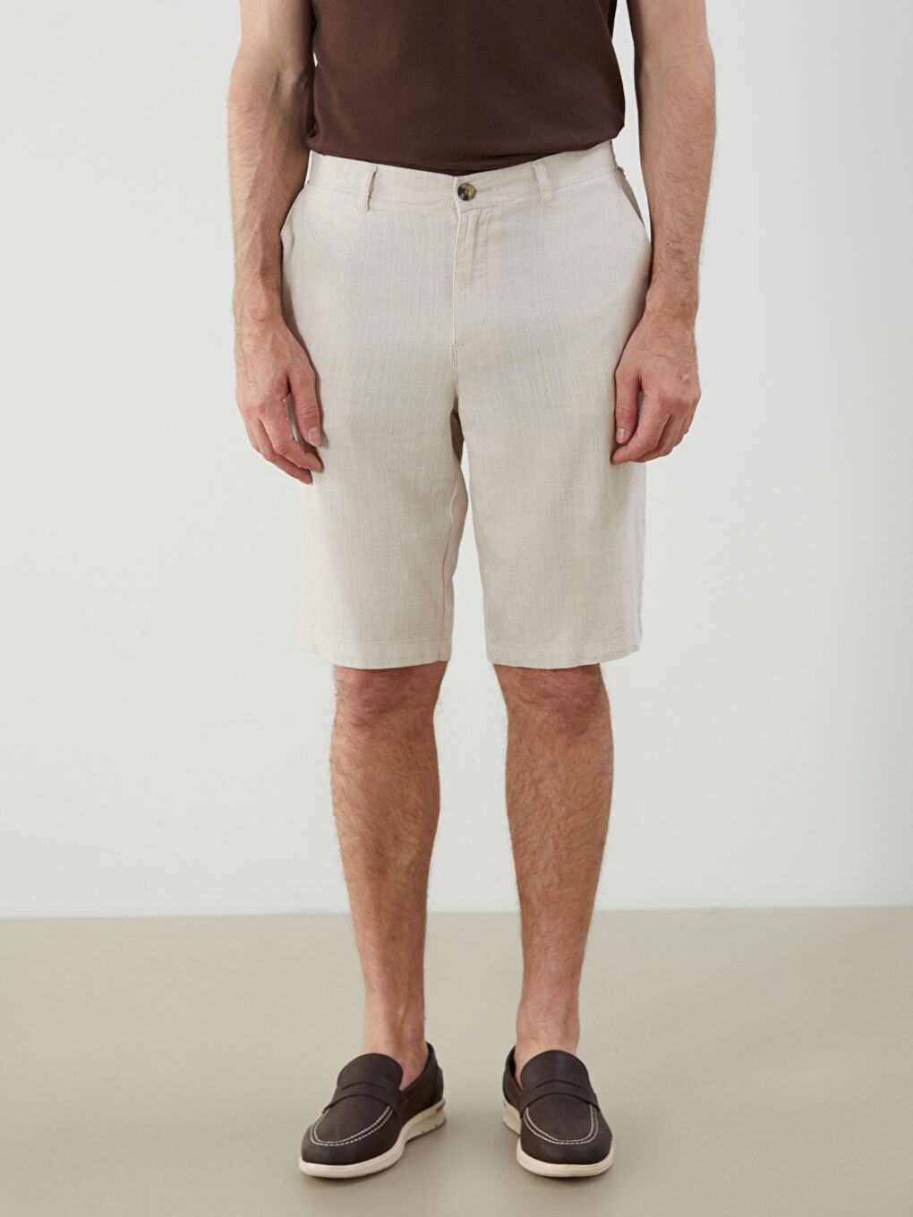 SOUTHBLUE Reguläre Passform Leinen-Look Herren Shorts -S5IS31Z8-RW0