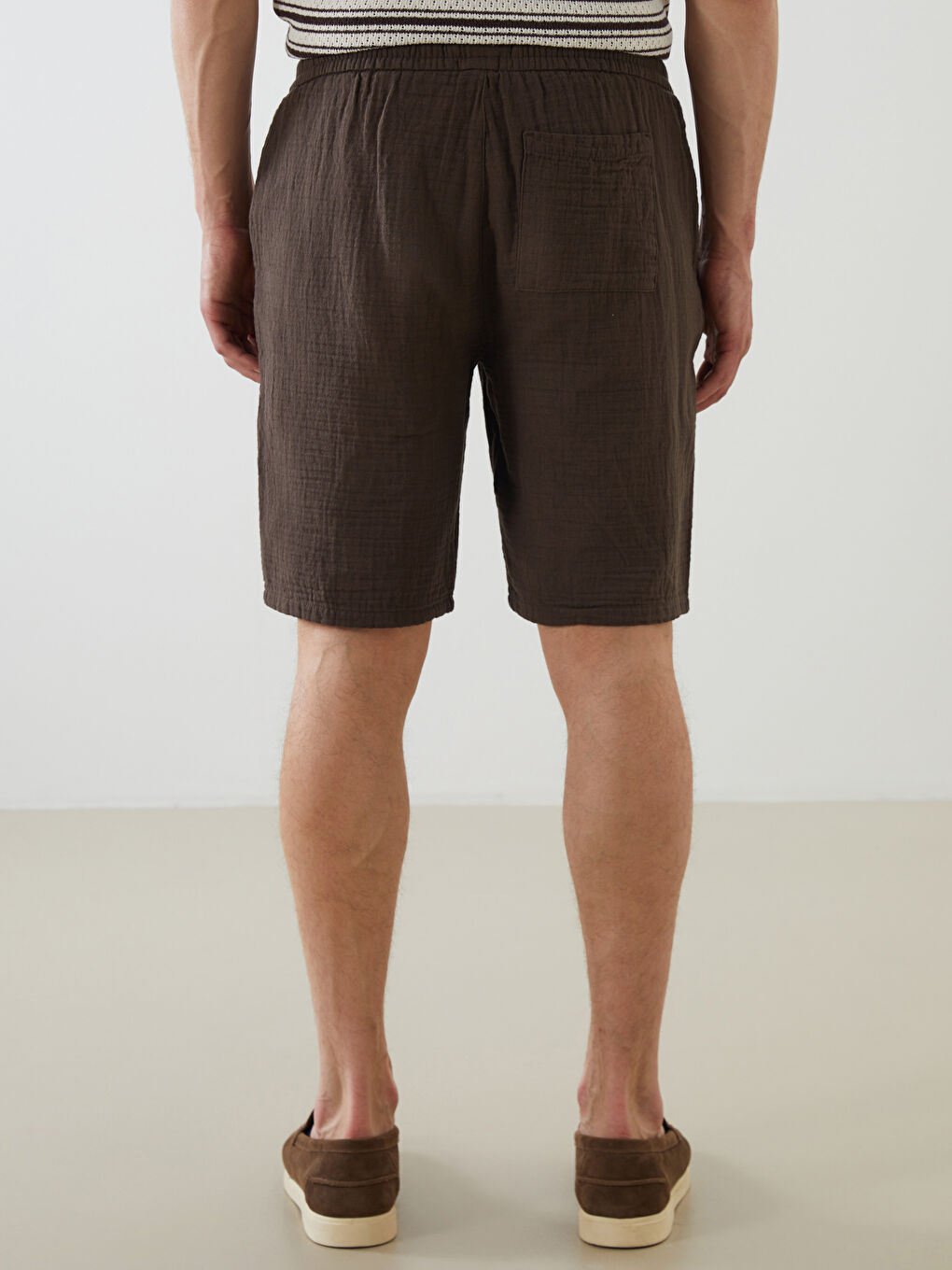 LCW Vision Slim Fit Binding Detail Men's Shorts -S5IS32Z8-HDZ