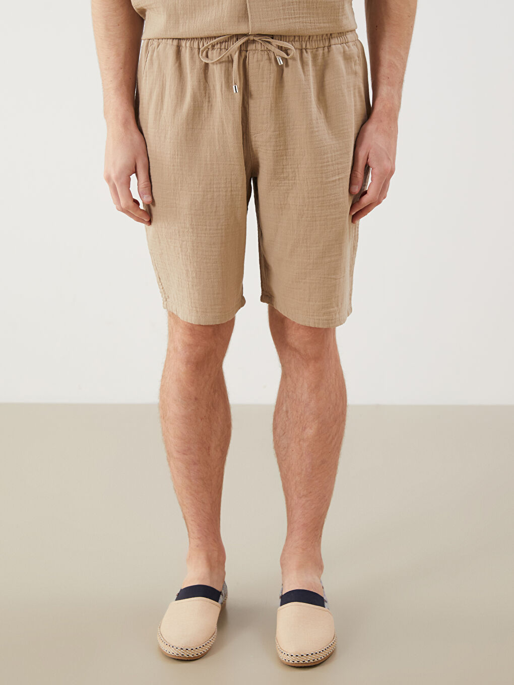 LCW Vision Slim Fit Binding Detail Men's Shorts -S5IS32Z8-RW0