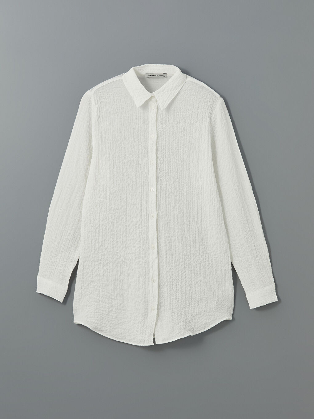 LCWAIKIKI Classic Textured Women's Shirt Tunic -S5IS52Z8-EEW