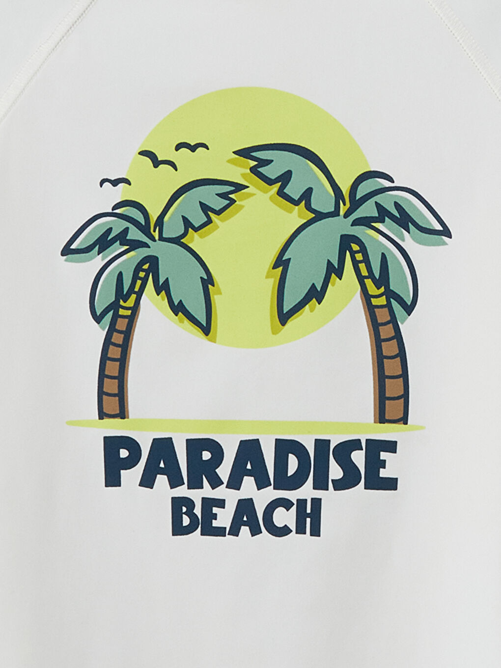 Beyaz UV Korumalı Erkek Çocuk Yüzme Takım-6