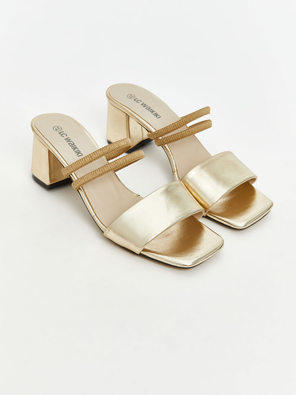Shiny Square Toe Women's High Heels -S5IT27Z8-GHW