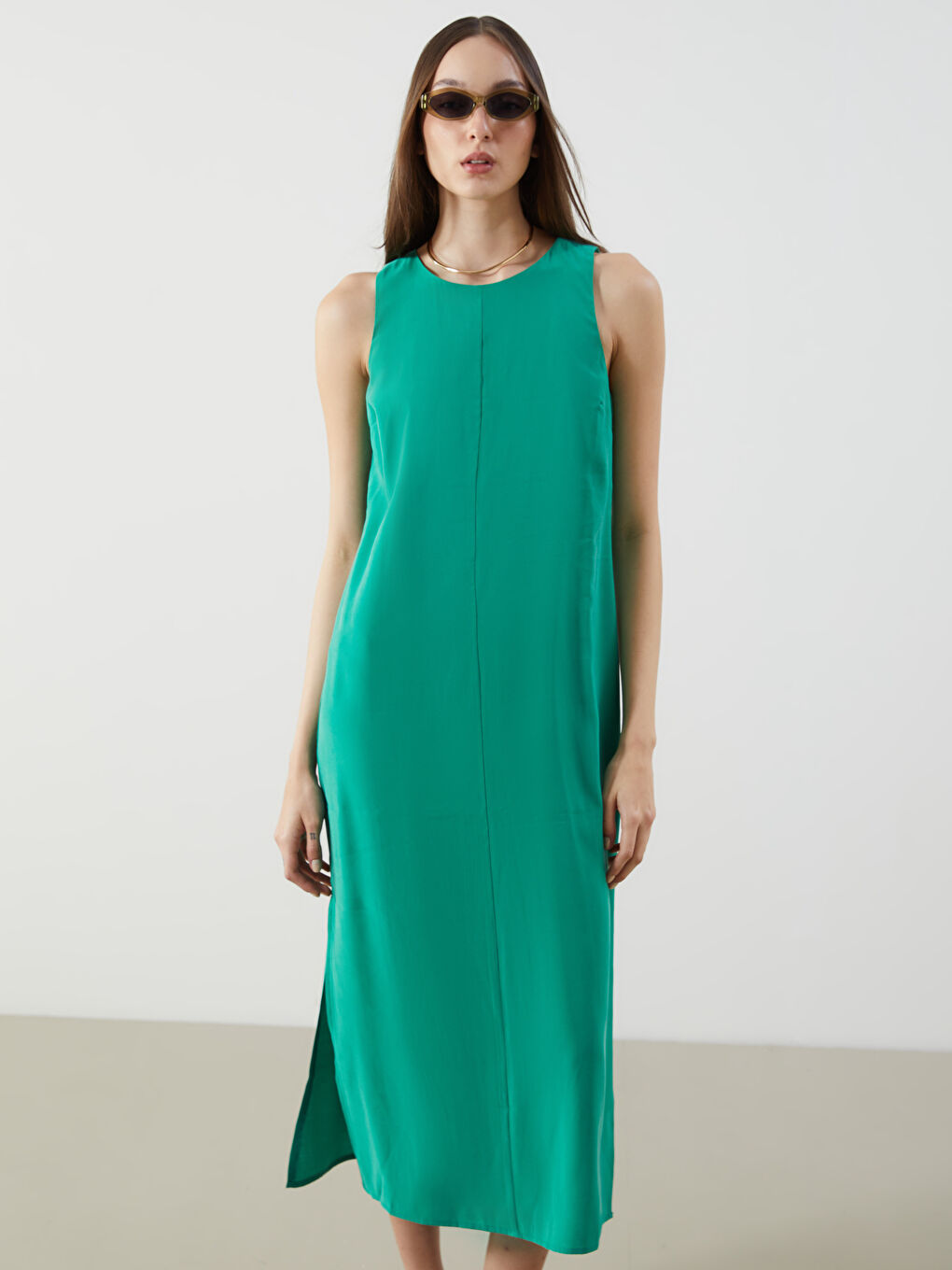 LCW Vision Woman GREEN Dress -S5IT42Z8-GV2