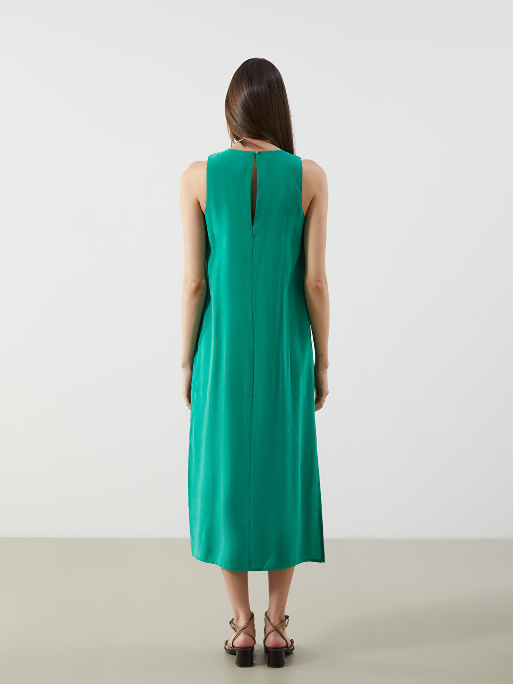 LCW Vision Woman GREEN Dress -S5IT42Z8-GV2