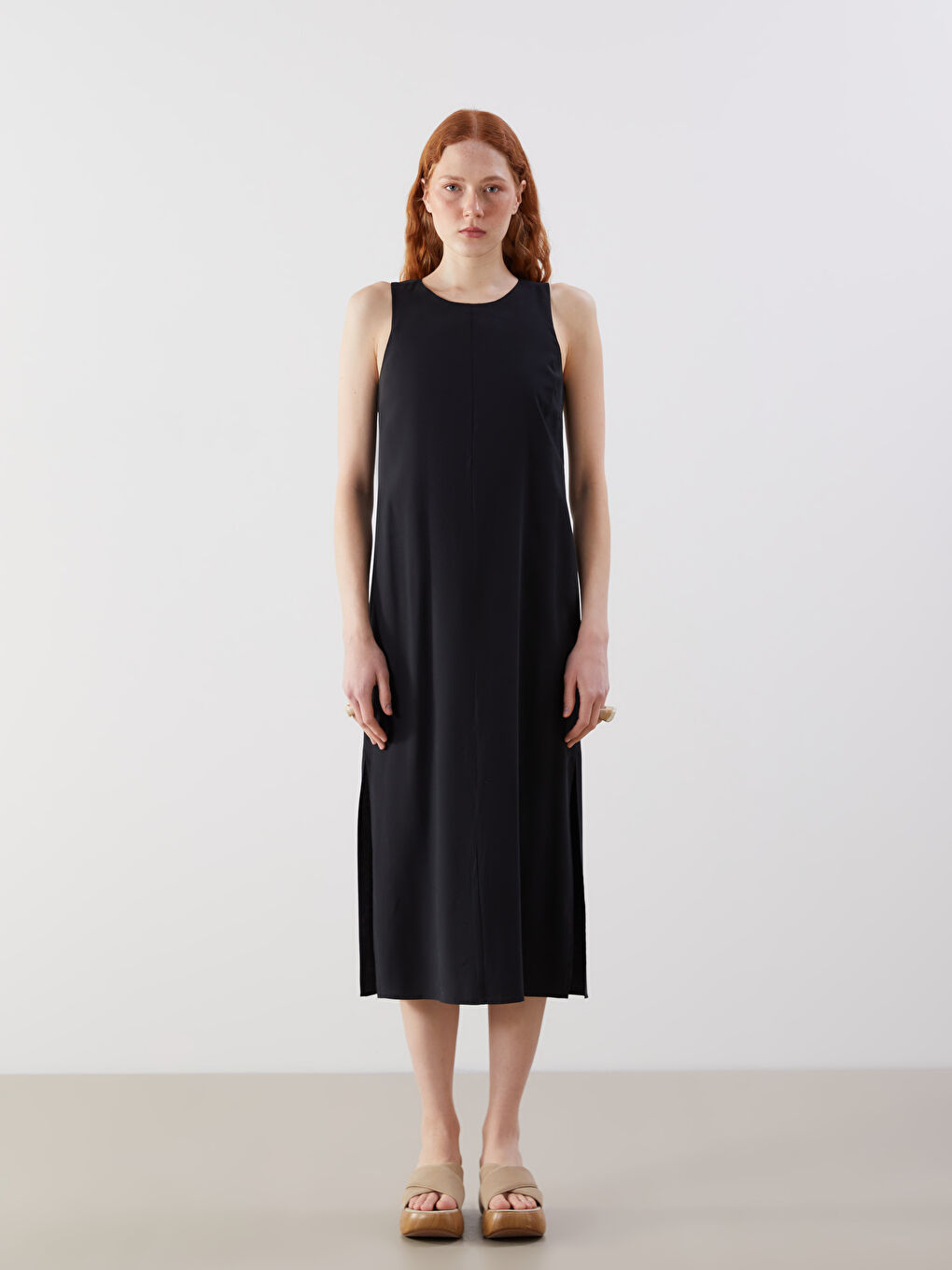 LCW Vision Woman BLACK Dress -S5IT42Z8-CVL