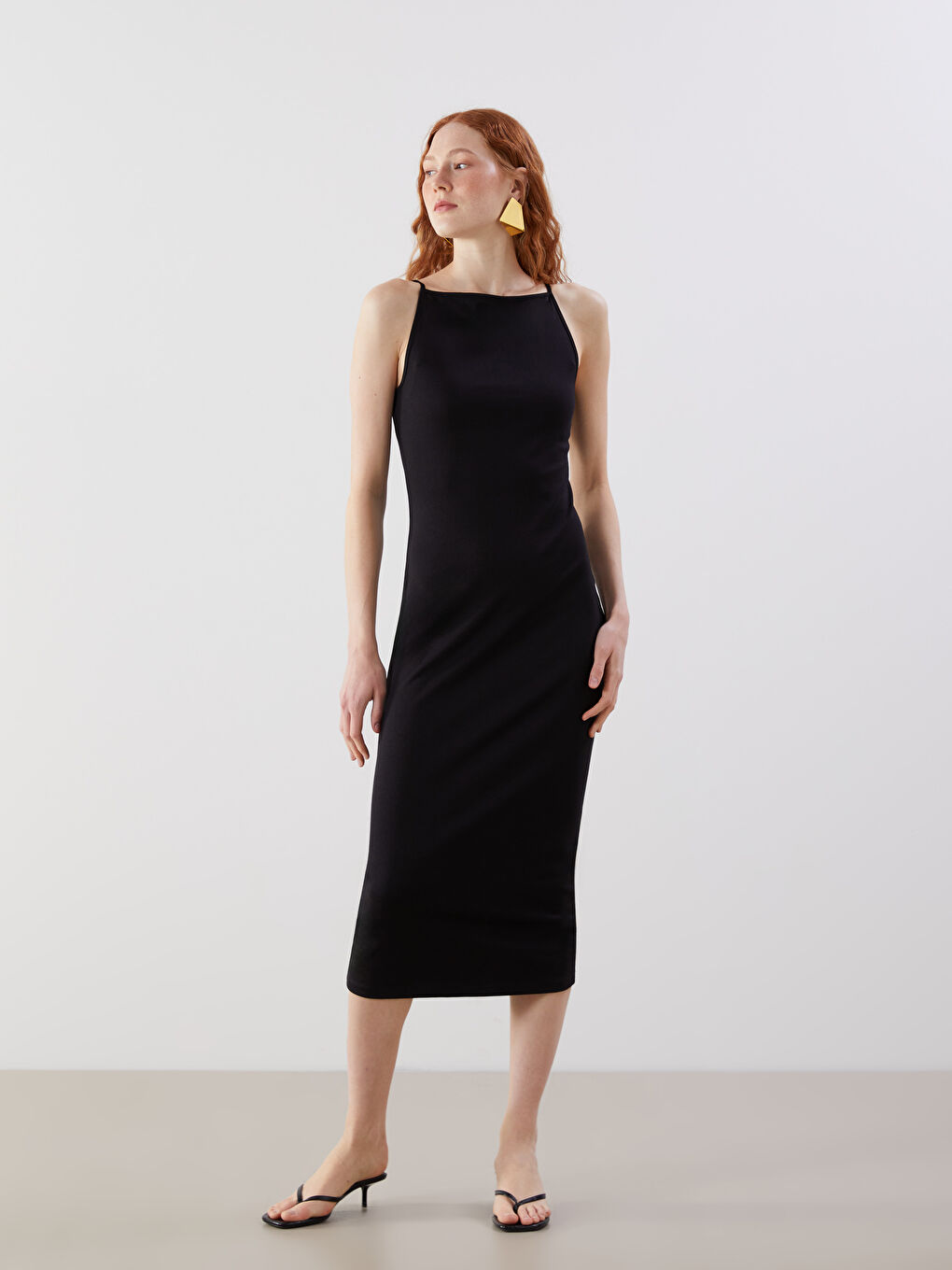 LCW Vision Woman BLACK Dress -S5IT50Z8-CVL