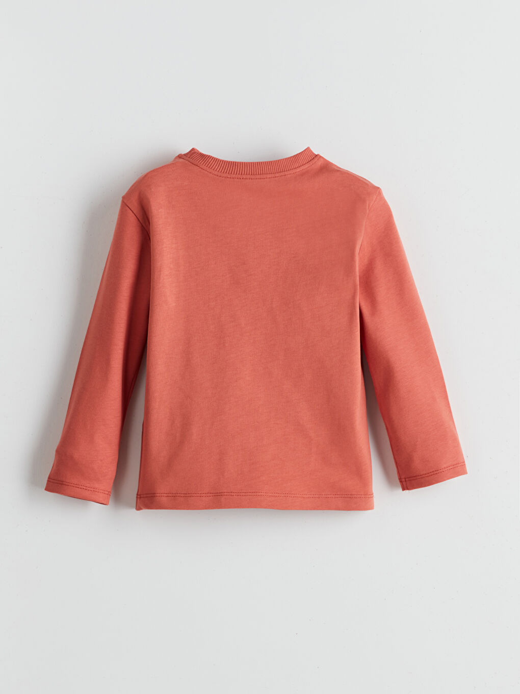 Kahverengi Bisiklet Yaka Baskılı Erkek Çocuk Tişört-1