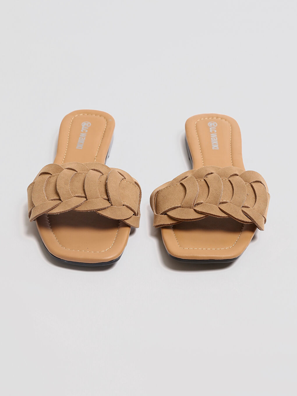 Pantoufles en Similicuir pour Femmes-4