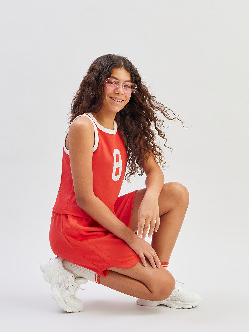 LCW Kids Beli Lastikli Kız Çocuk Şort -S5IU10Z4-GXV