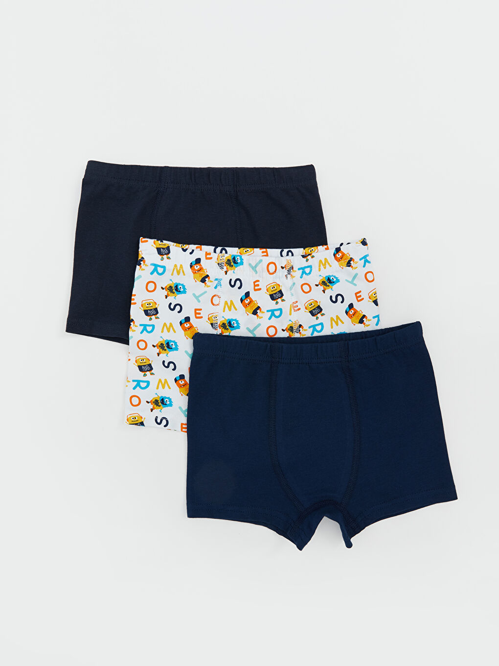 Basic Cotton Boy Boxer 3-Pack -S5IU55Z1-F9C