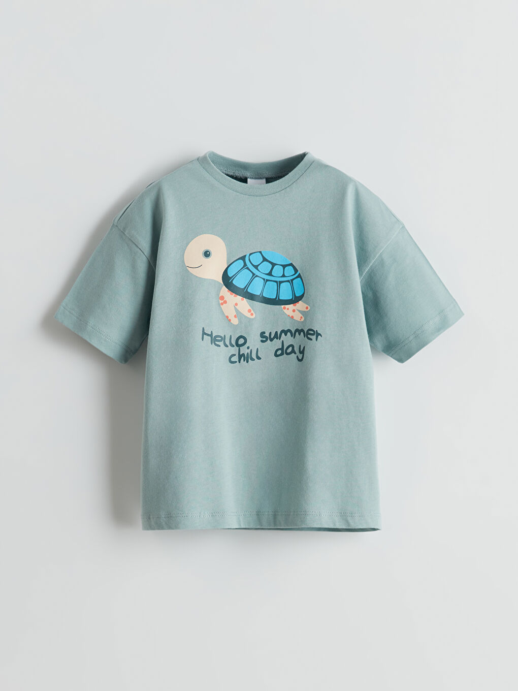Crew Neck Printed Boy's T-Shirt -S5IU80Z1-GEP