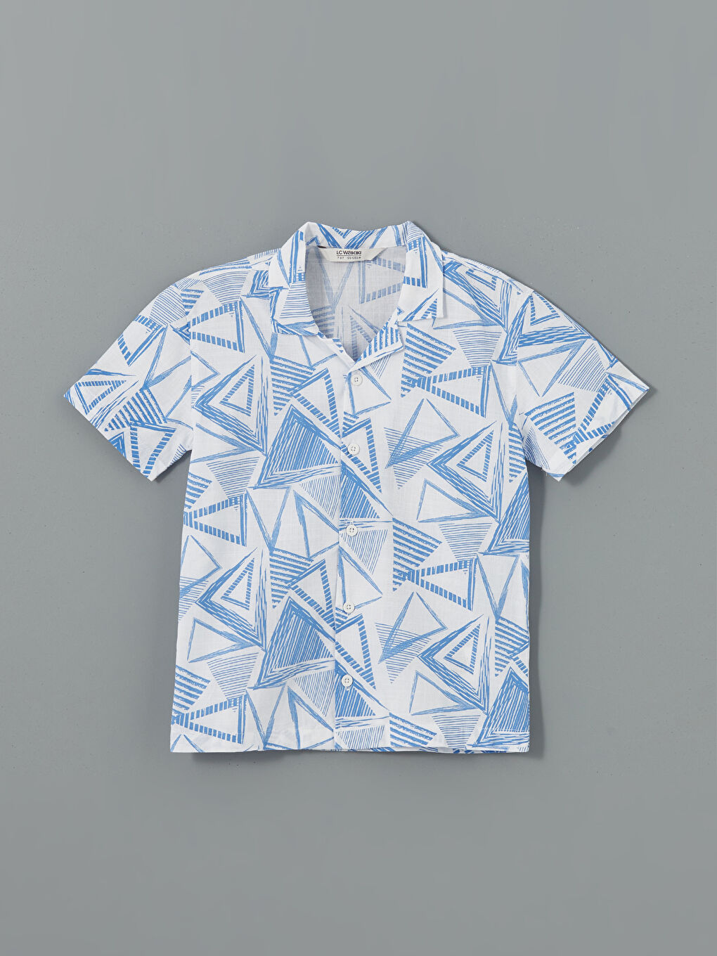 Patterned Boy's Shirt and Shorts -S5IV09Z4-LQQ