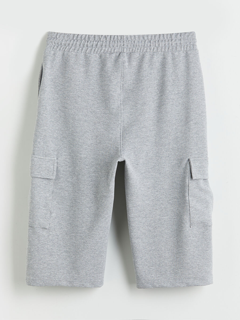 Gri Standart Kalıp Erkek Şort-5