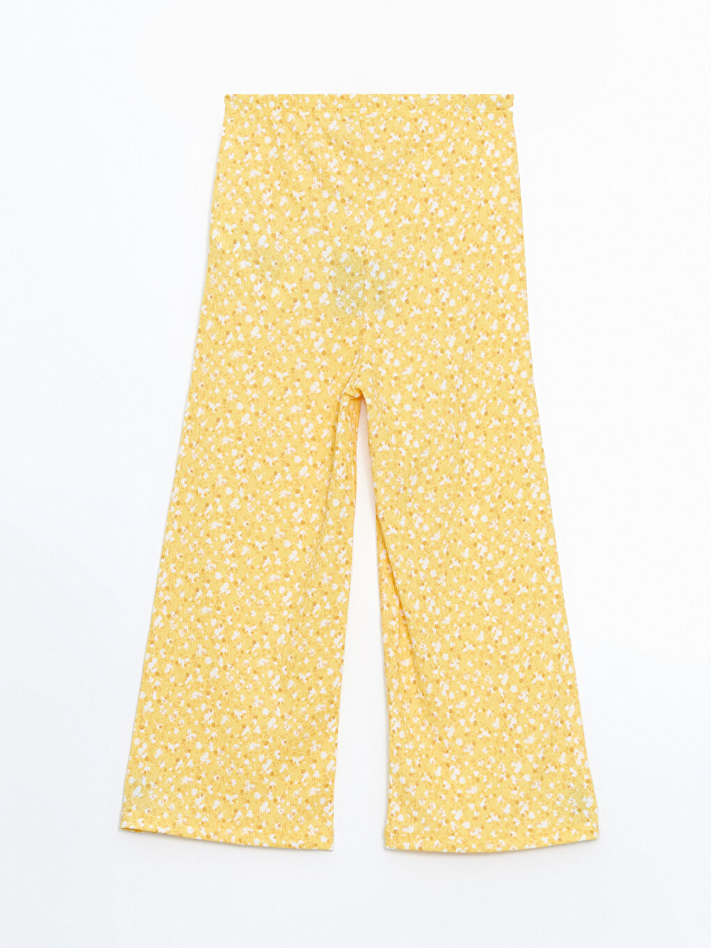 LCW ECO Sari Beli Lastikli Kız Çocuk Pantolon - 2