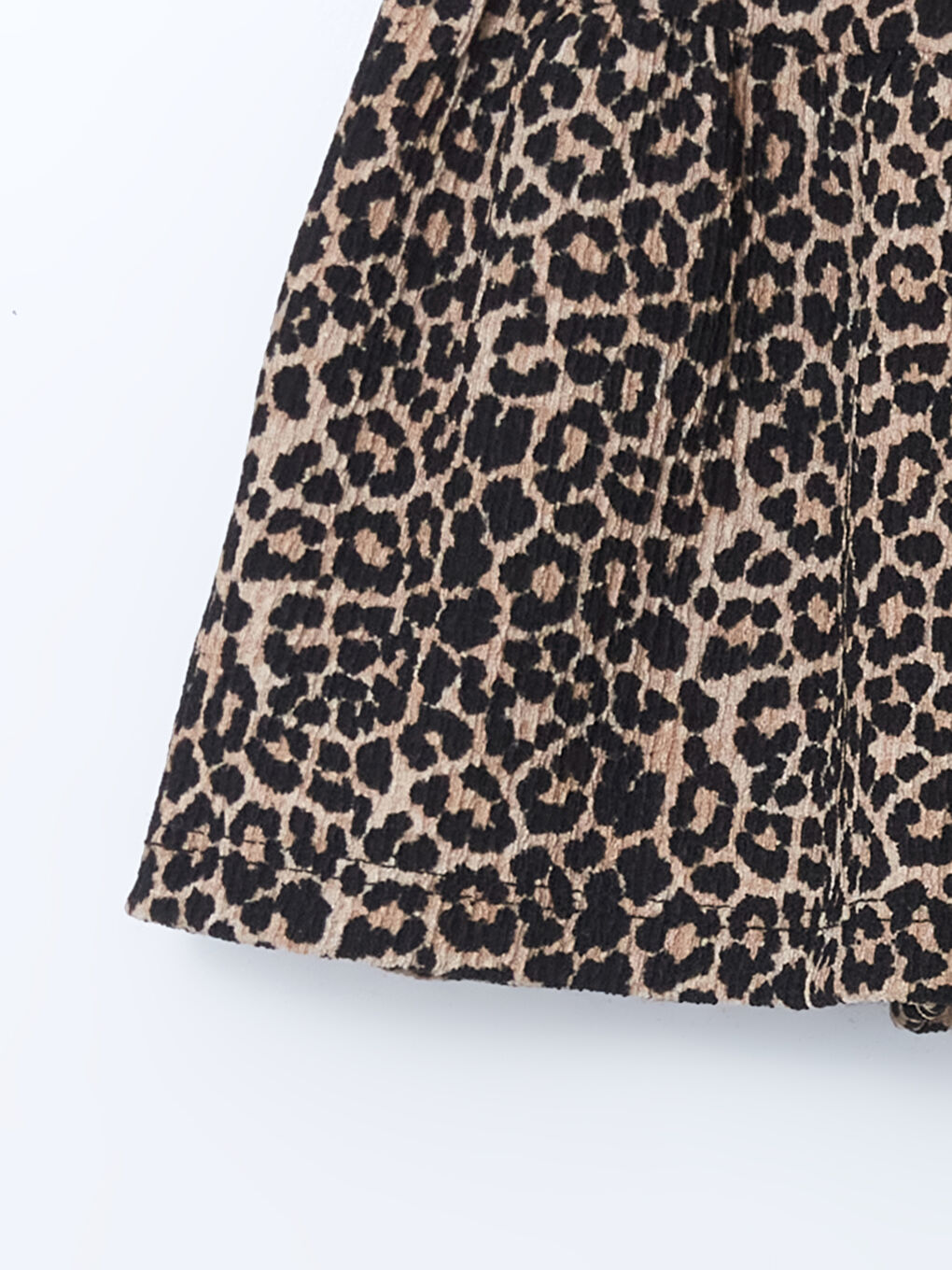 Elastic Waist Leopard Print Girl’S Skirt -S5IV77Z4-LQY