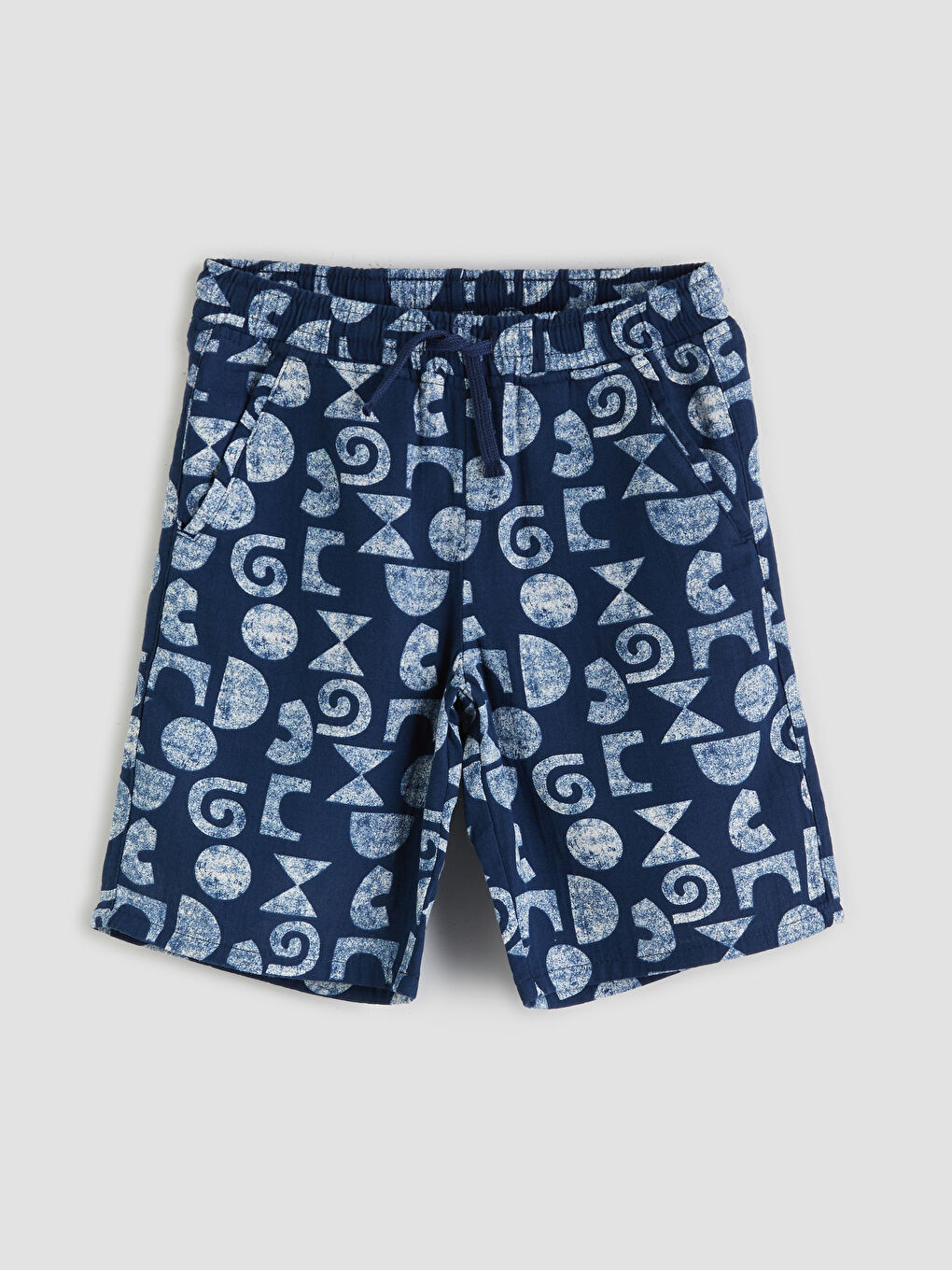 Elasticated Waist Muslin Boys' Shorts -S5IV90Z4-LSJ