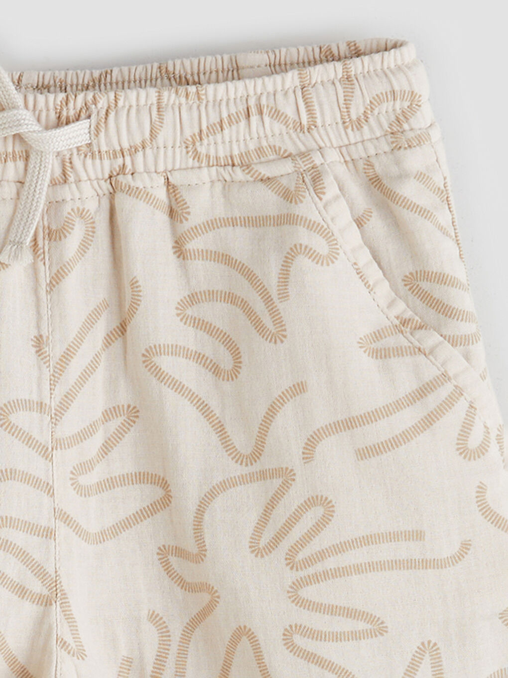 LCW Kids Elasticated Waist Muslin Boys' Shorts -S5IV91Z4-LQX