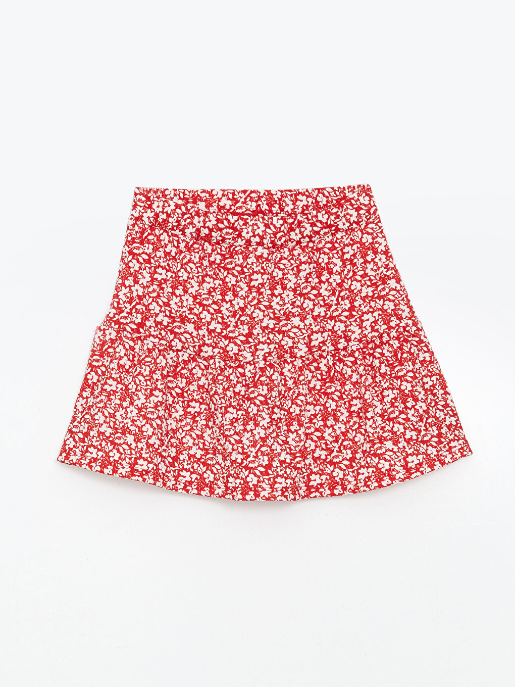 Floral Girl's Short Skirt with Elastic Waist -S5IY15Z4-LTQ