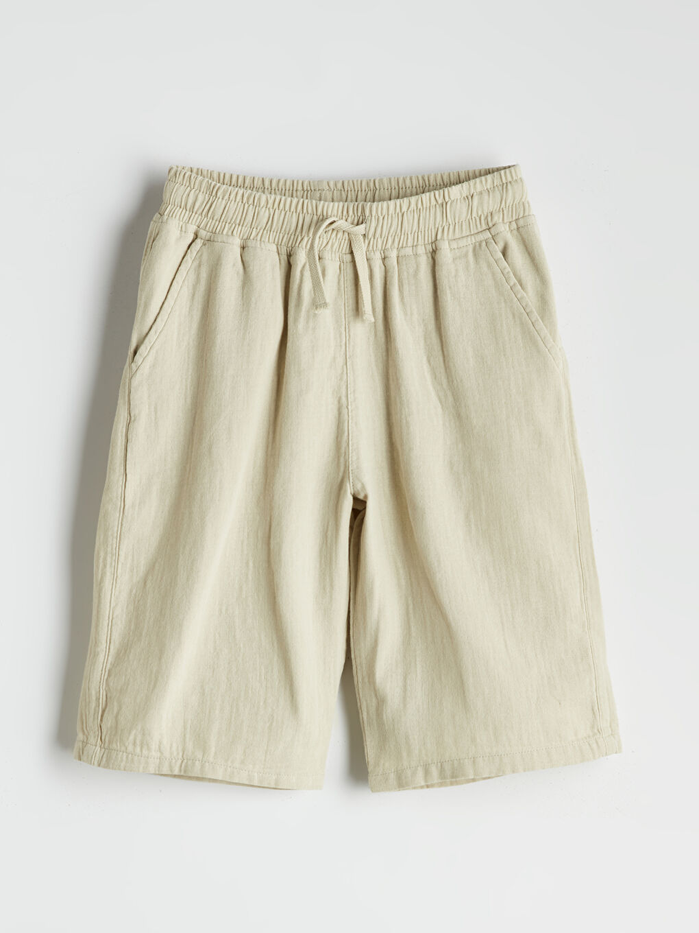 Shorts pour Garçons en Mousseline à Taille Élastiquée