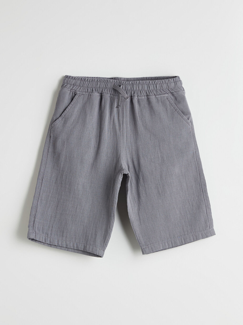 Elasticated Waist Muslin Boys' Shorts -S5IY16Z4-R2H