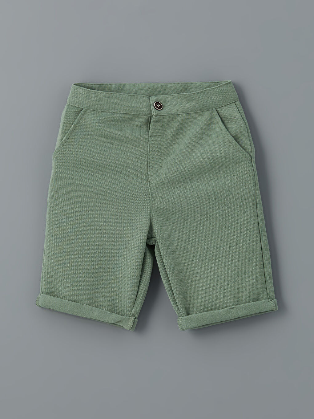 Yeşil Basic Erkek Çocuk Şort