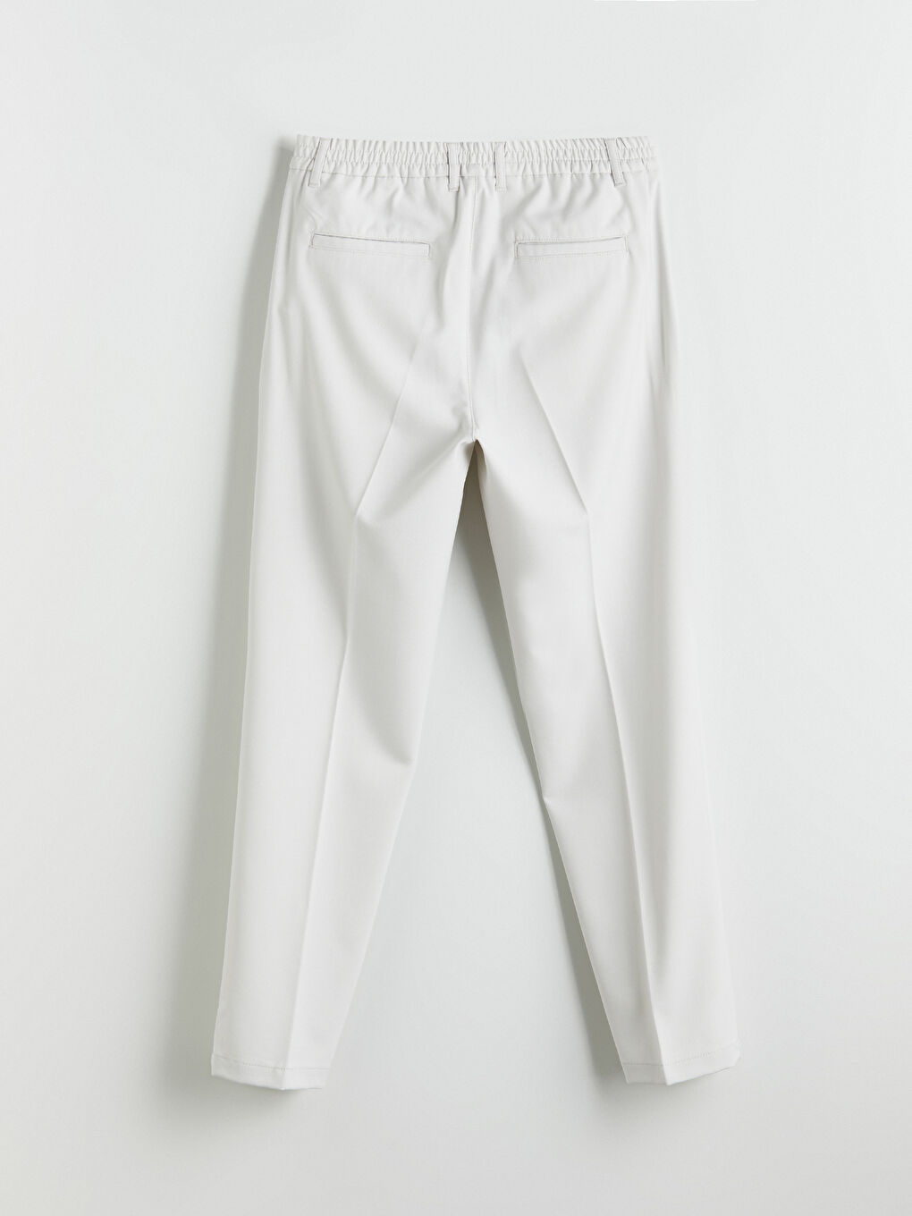 Bej Standart Kalıp Erkek Pantolon-5