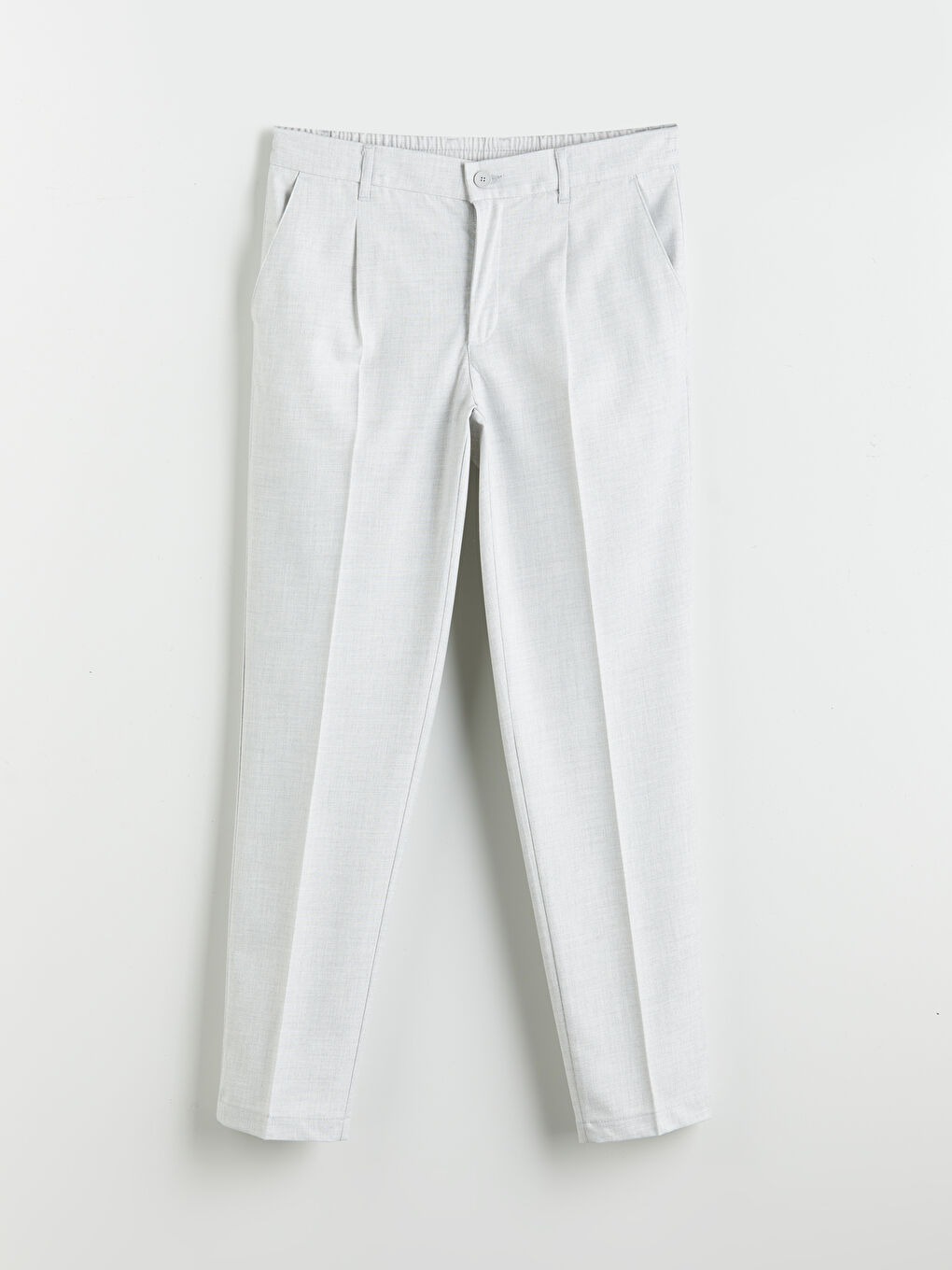 Gri Standart Kalıp Erkek Pantolon-4