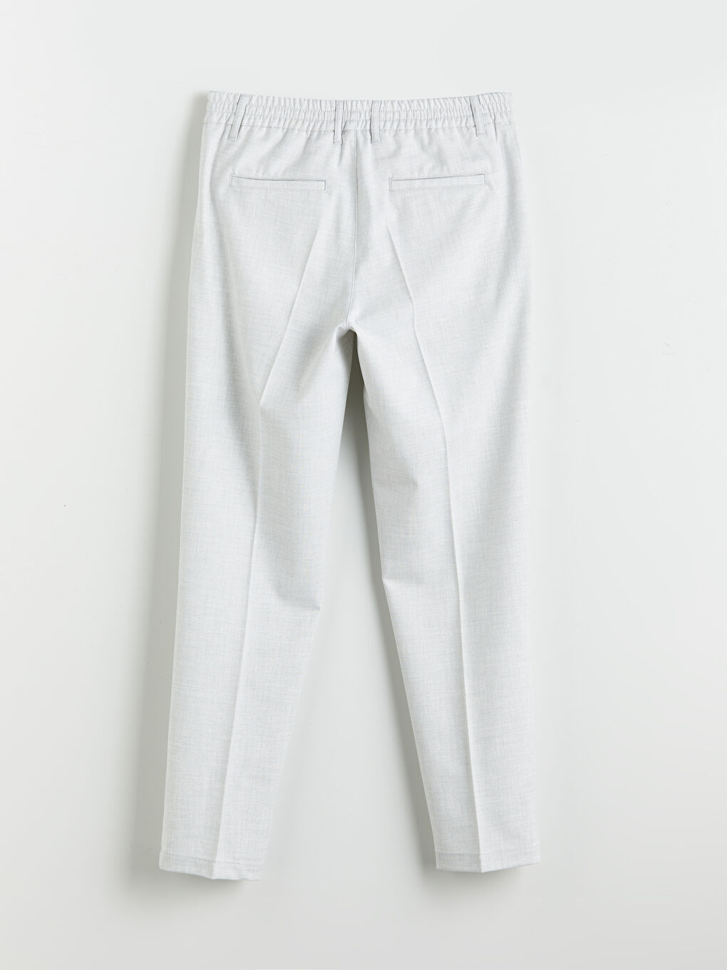 Gri Standart Kalıp Erkek Pantolon-5