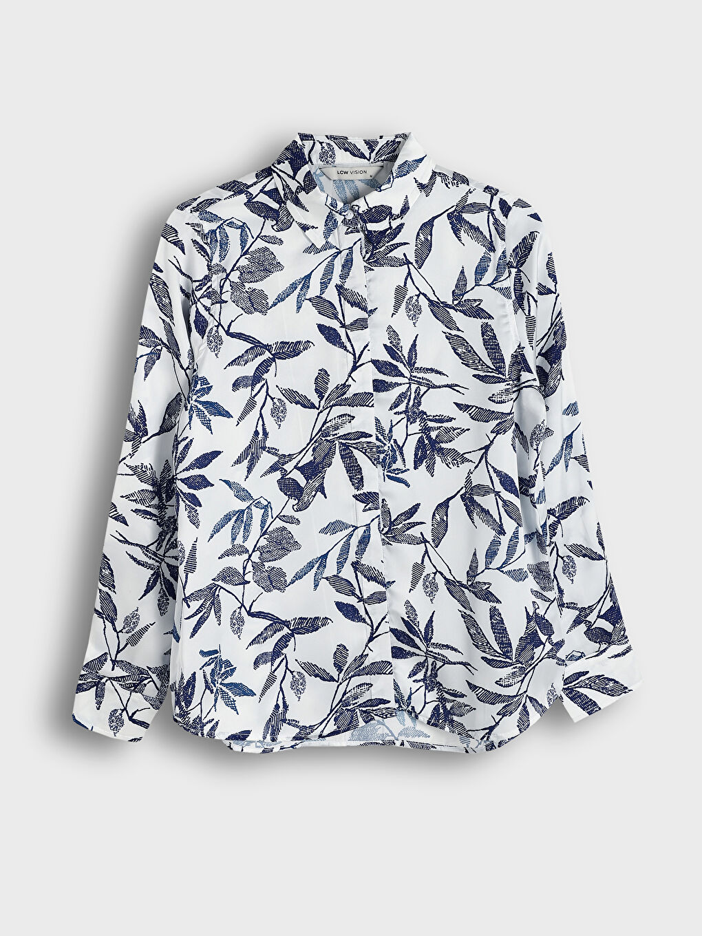 Patterned Long Sleeve Women's Shirt
