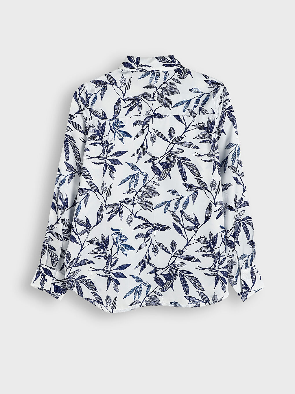 Patterned Long Sleeve Women's Shirt-1