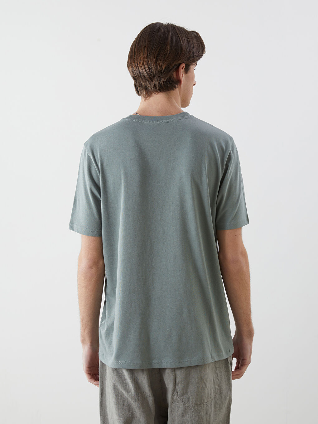 XSIDE Crew Neck Printed Jersey Men's T-Shirt -S5IY73Z8-S0H