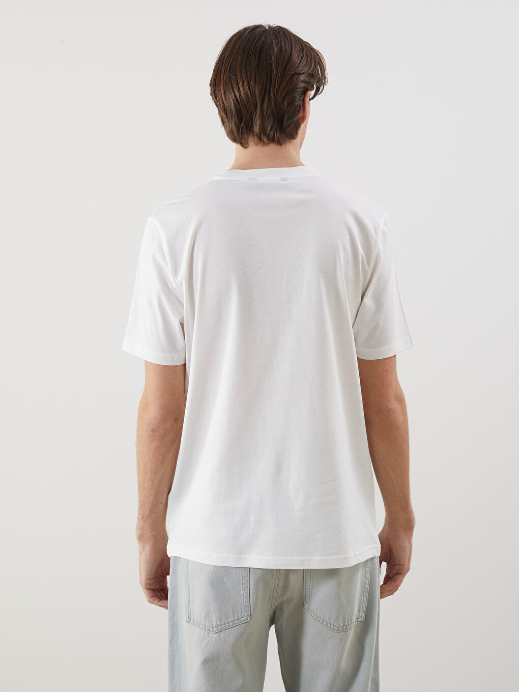 XSIDE Crew Neck Printed Jersey Men's T-Shirt -S5IY76Z8-R9J