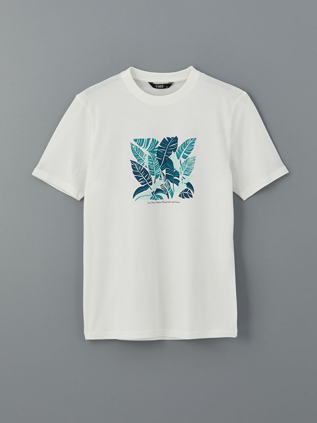 XSIDE Crew Neck Printed Jersey Men's T-Shirt -S5IY76Z8-R9J