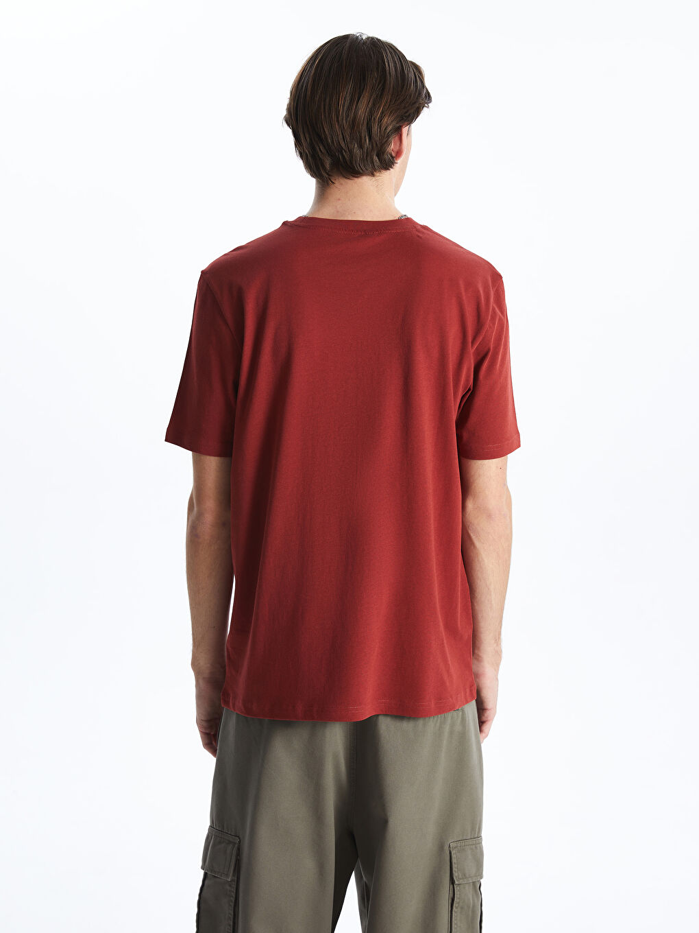 XSIDE Crew Neck Printed Jersey Men's T-Shirt -S5IY77Z8-S29