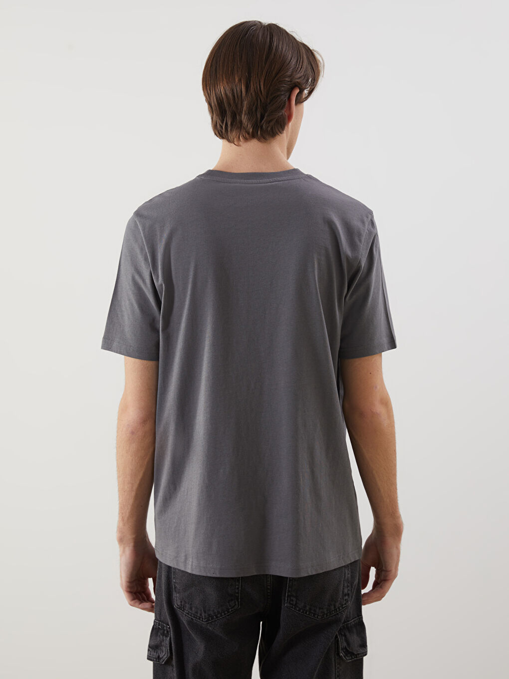 XSIDE Στρογγυλή Λαιμόκοψη Νέα Υόρκη Εκτυπωμένο Jersey Ανδρικό T-Shirt -S5IY78Z8-YRM