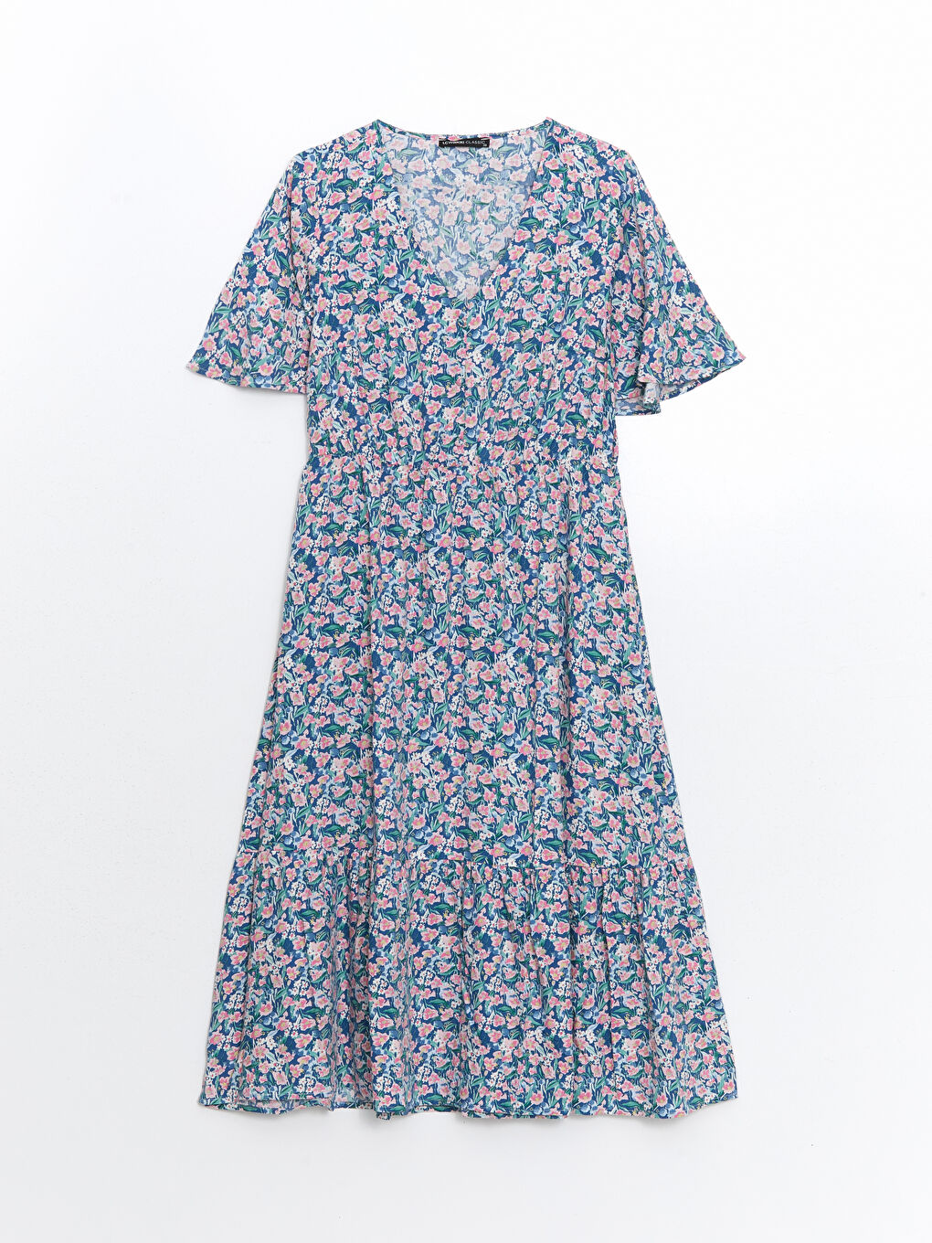 LC Waikiki V-Neck Floral Dress -S5J001Z8-F9C