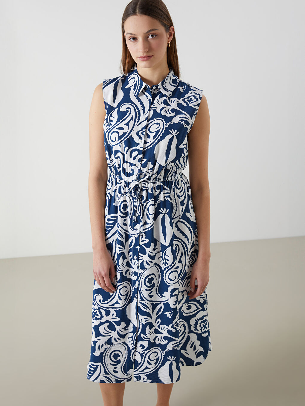 Woman NAVY Shirt Dress -S5J006Z8-LSJ