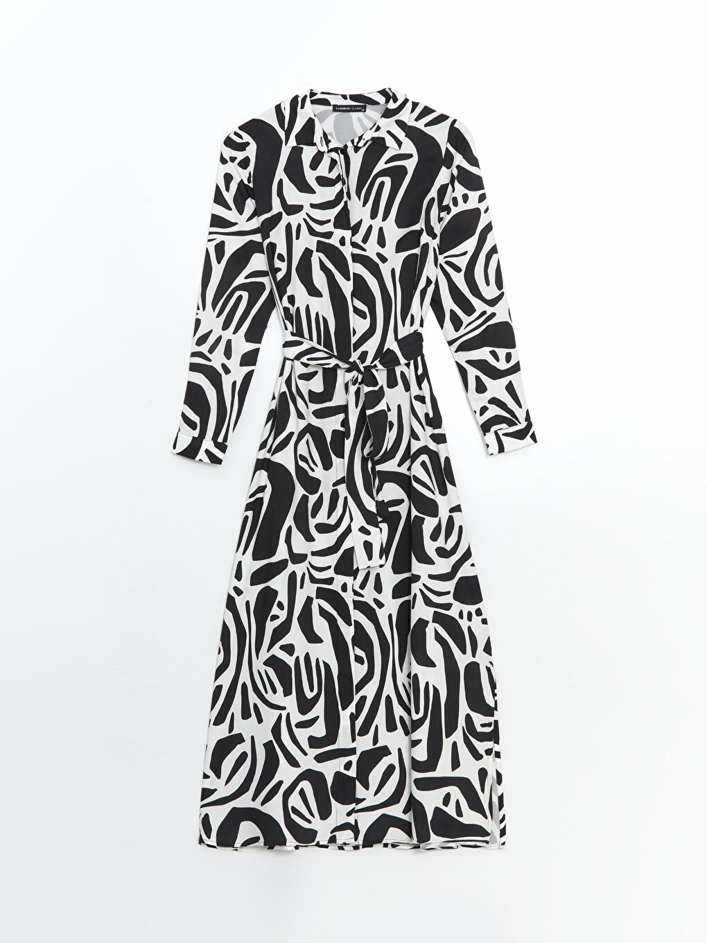 LCWAIKIKI Classic Patterned Shirt Dress -S5J016Z8-LQJ