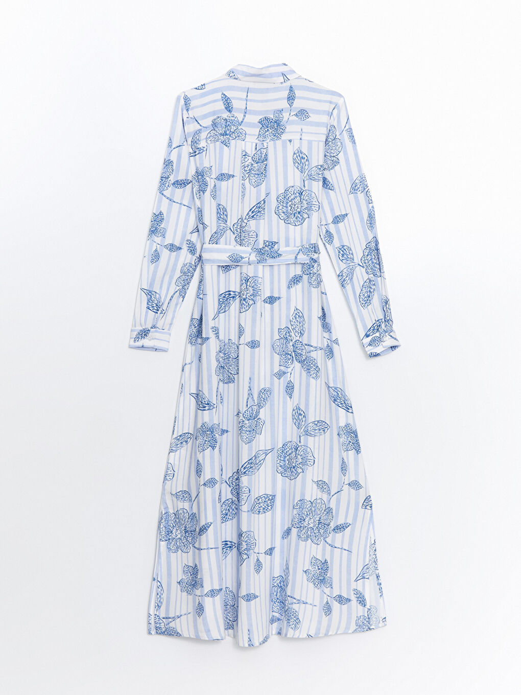 LCWAIKIKI Classic Patterned Shirt Dress -S5J016Z8-LQQ