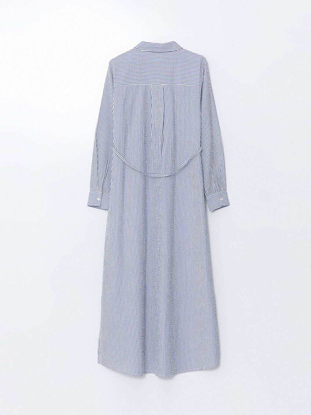 LCWAIKIKI Classic Woman BLUE Shirt Dress -S5J017Z8-LEN