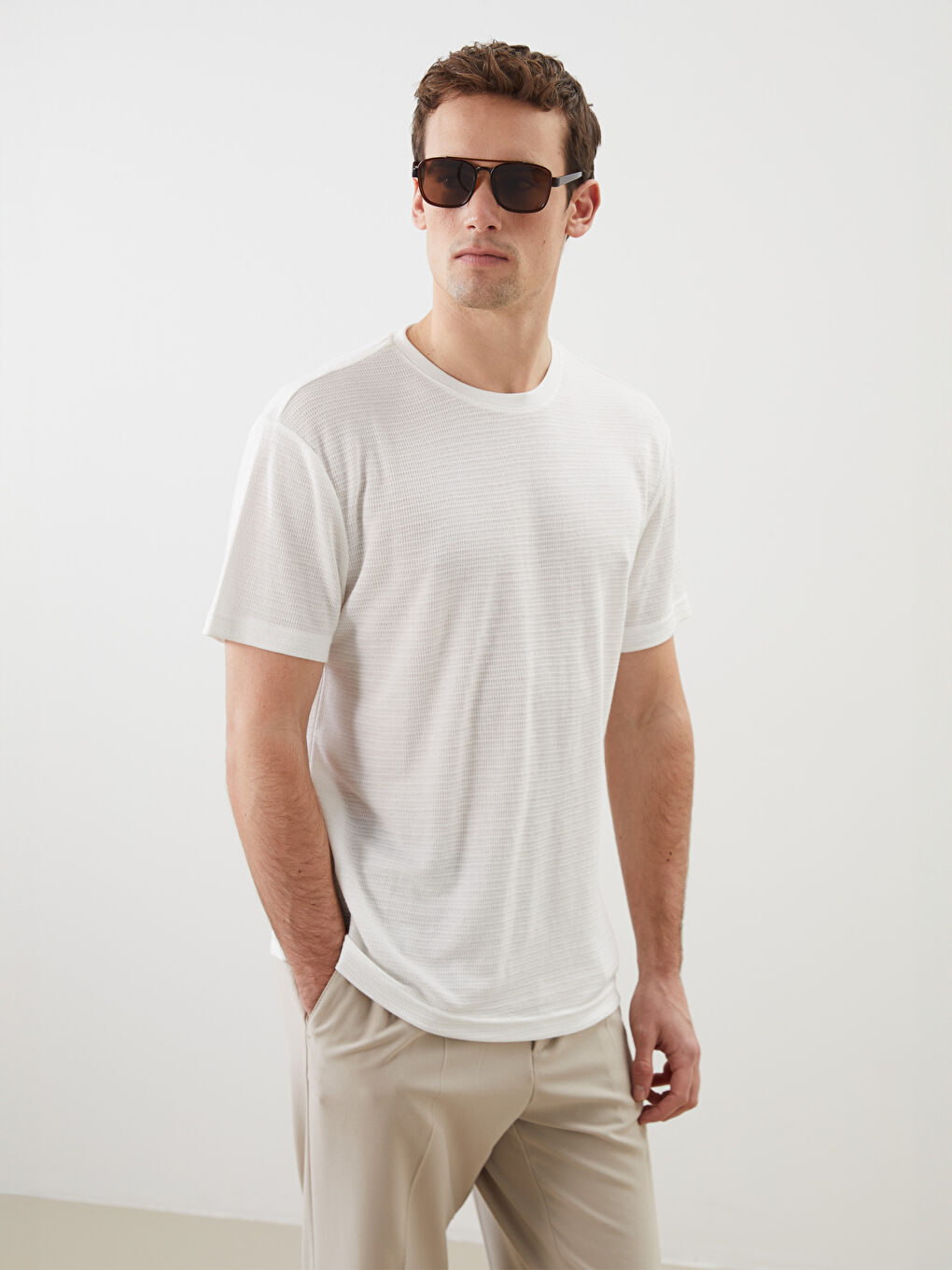 LCW Vision Crew Neck Men's T-Shirt -S5J032Z8-R9J