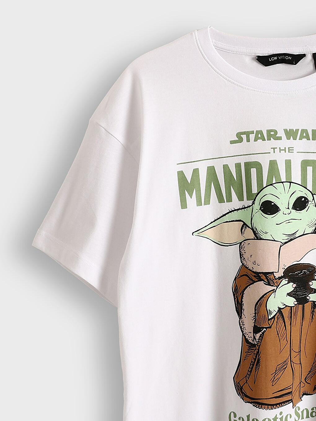 Crew Neck The Mandalorian Printed Women's T-Shirt -S5J061Z8-Q6K