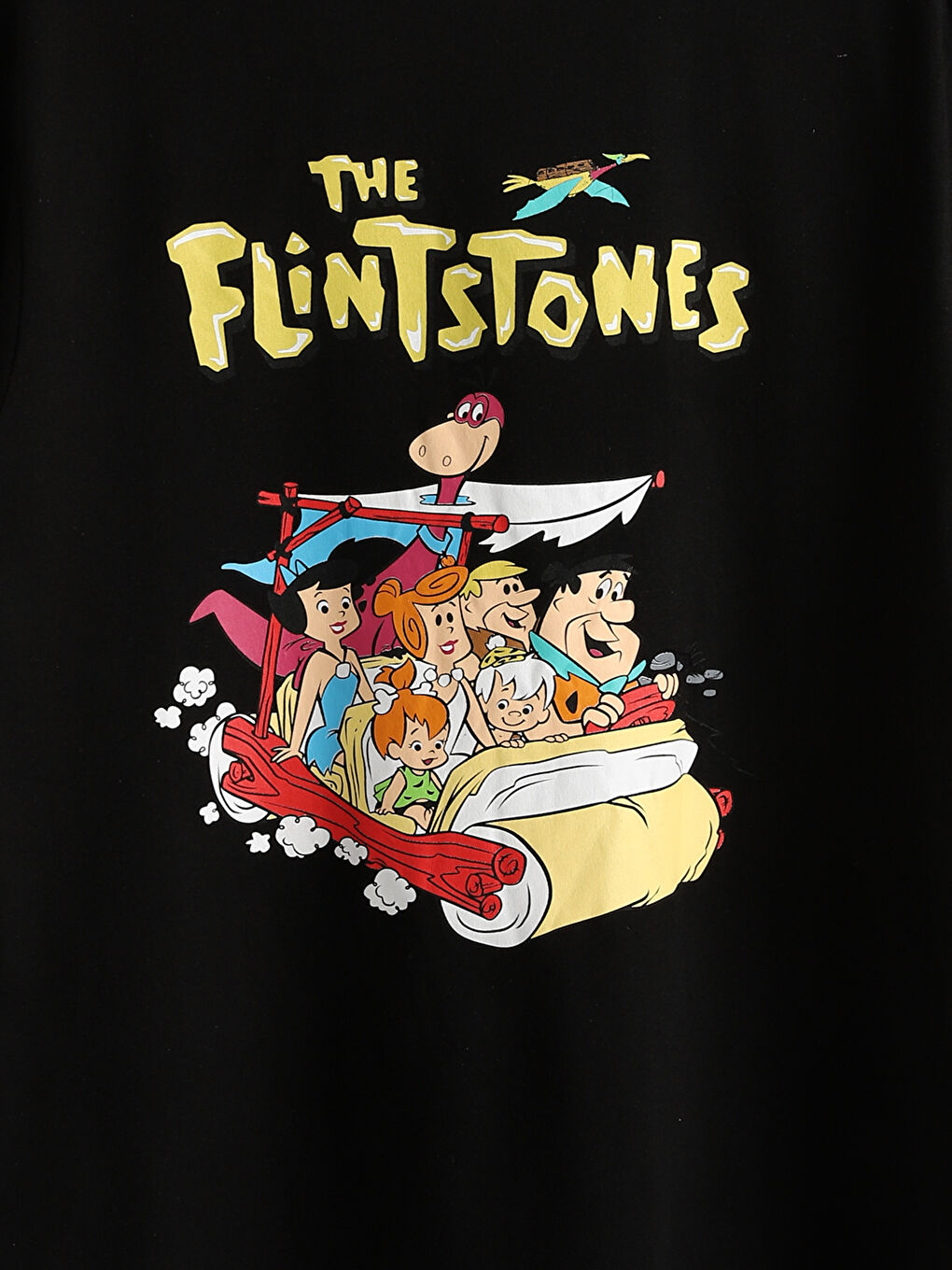 Crew Neck The Flintstones Printed Women's T-Shirt -S5J070Z8-CVL