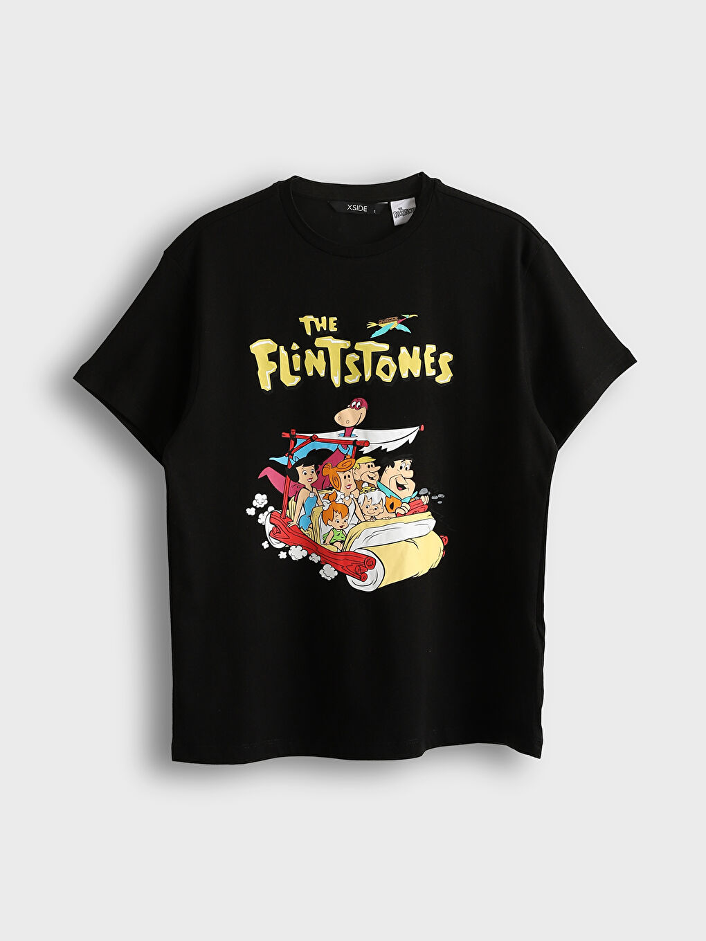 Crew Neck The Flintstones Printed Women's T-Shirt -S5J070Z8-CVL