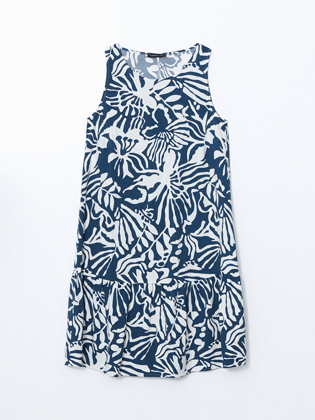 LCWAIKIKI Classic Crew Neck Floral Women's Dress -S5J079Z8-LSJ