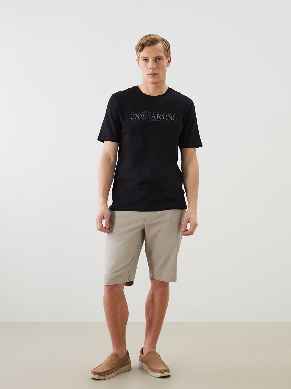 LCWAIKIKI Classic Crew Neck Printed Jersey Men's T-Shirt -S5J104Z8-CVL