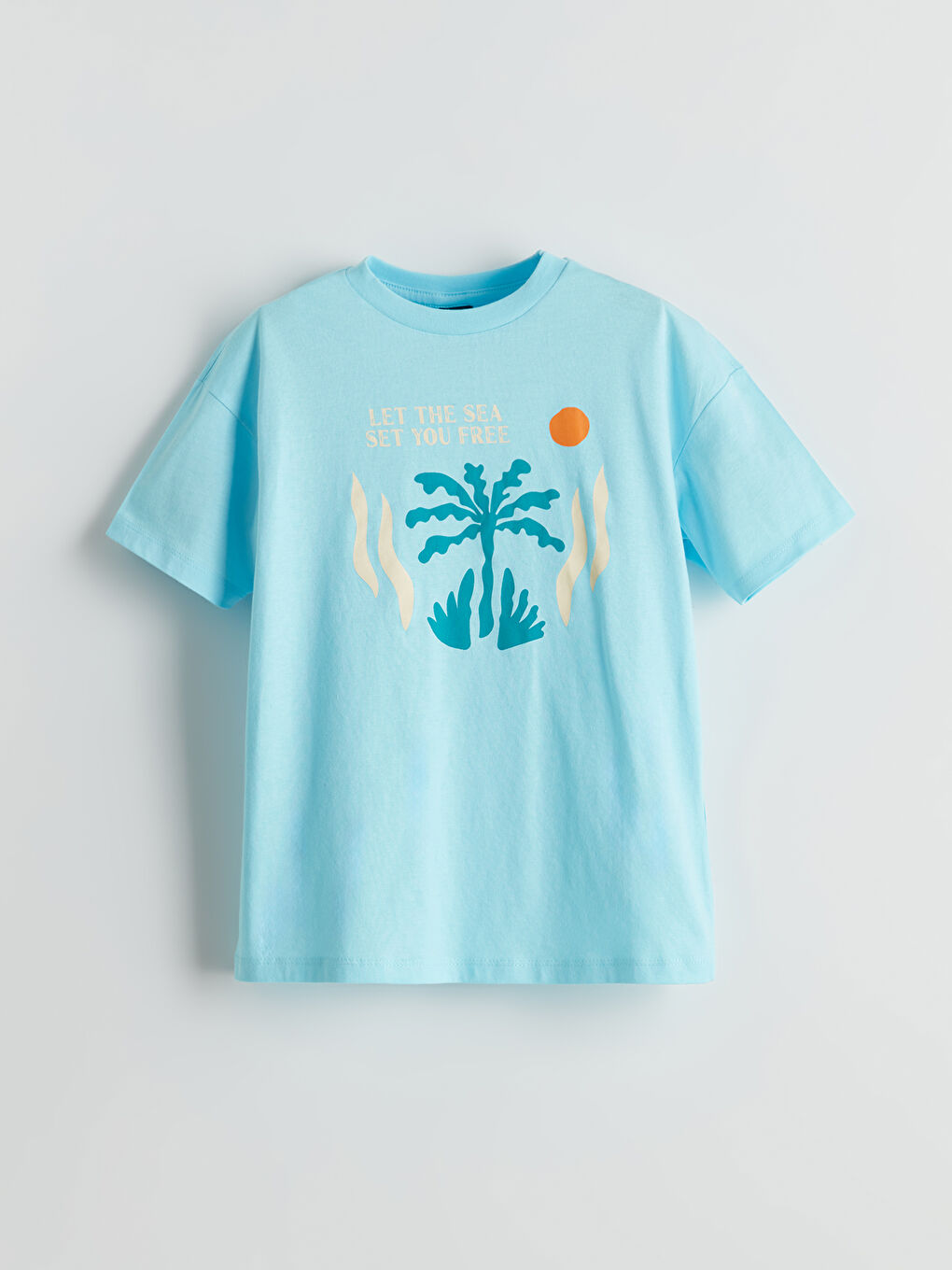 Crew Neck Boy T-Shirt -S5J115Z4-QWT