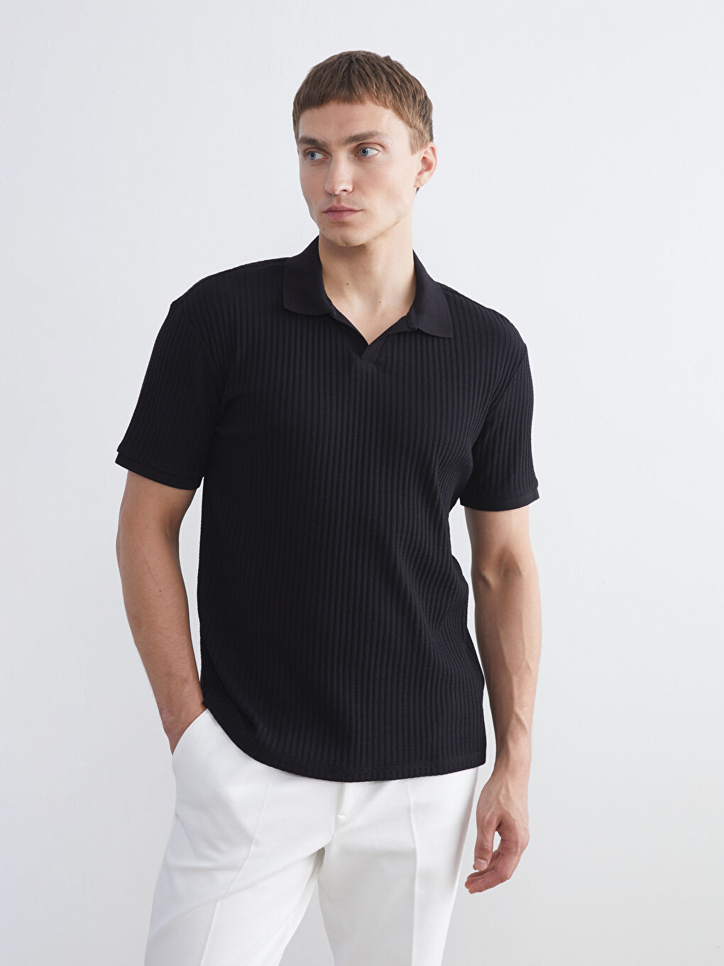 Men's Polo Neck T-Shirt
