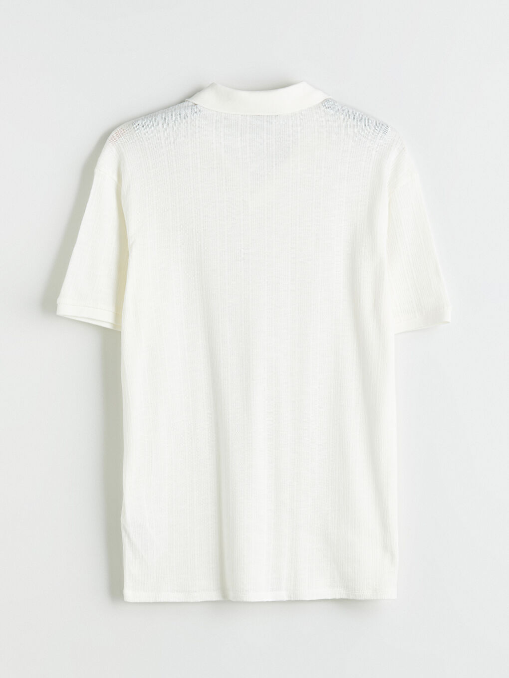 Bej Polo Yaka Erkek Tişört-5